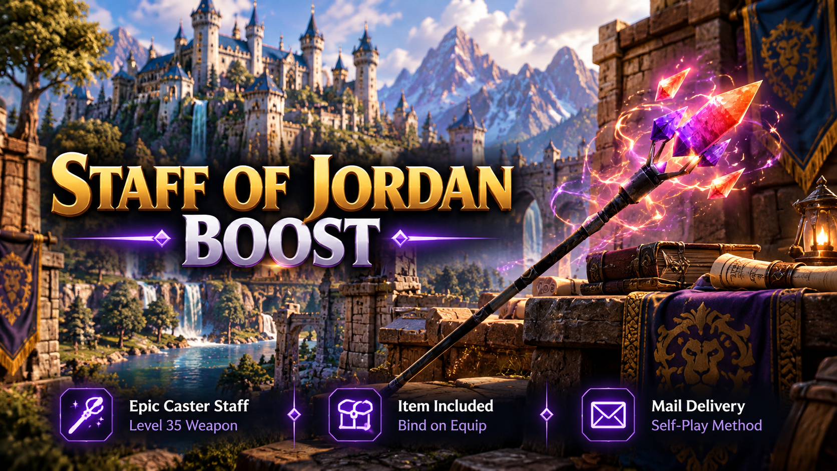 WoW Forever Staff of Jordan Boost